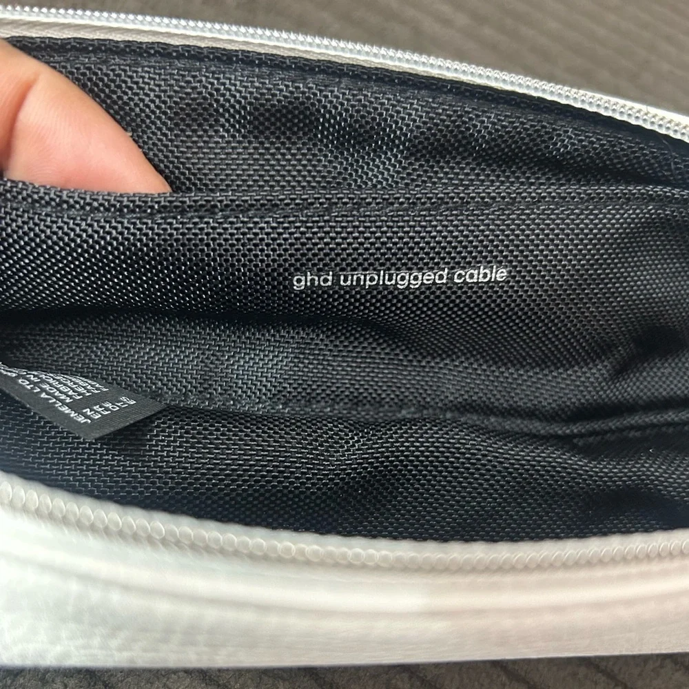 NEW ghd Unplugged Mini Styler Travel Carry Bag Full Zip Storage Case